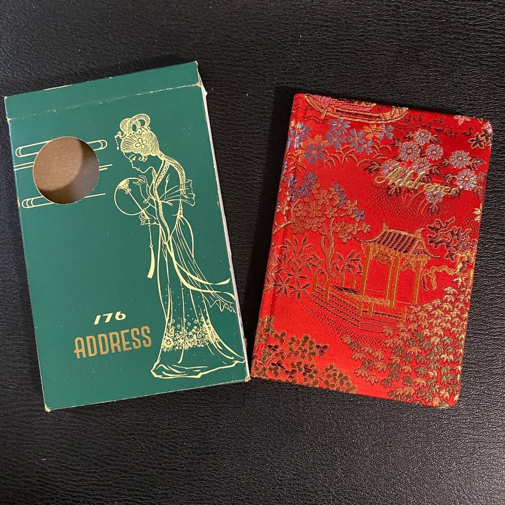 Chinese Silk Address Book